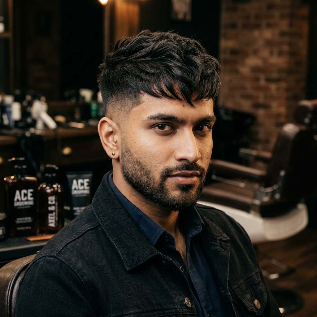 French Crop hairstyle at The Royal Men's Grooming Studio